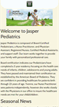 Mobile Screenshot of jasperpediatrics.com